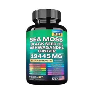 Copy of Copy of Copy of Tarmya Sea Moss Black Seed Oil Ashwagandha and Ginger – Extra Strength 16-in-1 Herbal Supplement | Immune, Energy & Stress Support | 60 Vegan Capsules